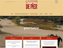 Tablet Screenshot of gasterijdepier.nl